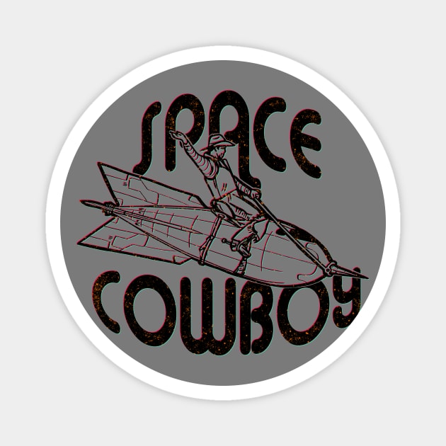 Space Cowboy Magnet by Doc Multiverse Designs